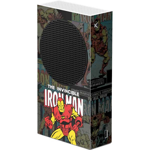 Marvel Classic Comics Iron Man Action Vintage Xbox Series S Skins